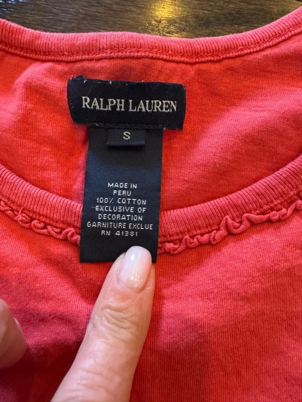Ralph Lauren soft cotton